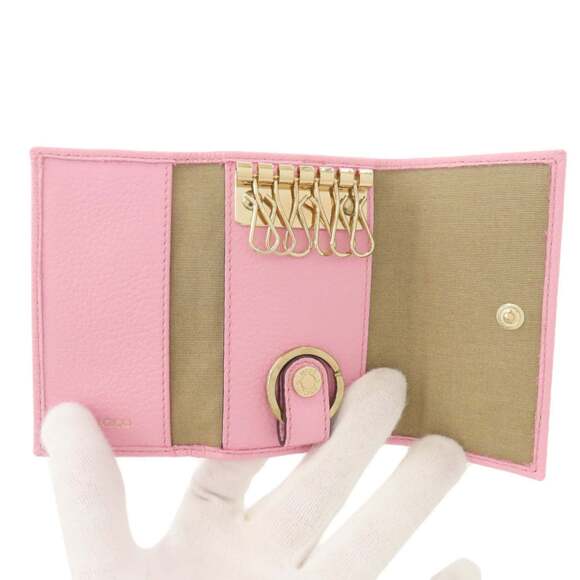 Jimmy Choo Star Motif Leather Key Case for Women - Picture 4 of 16